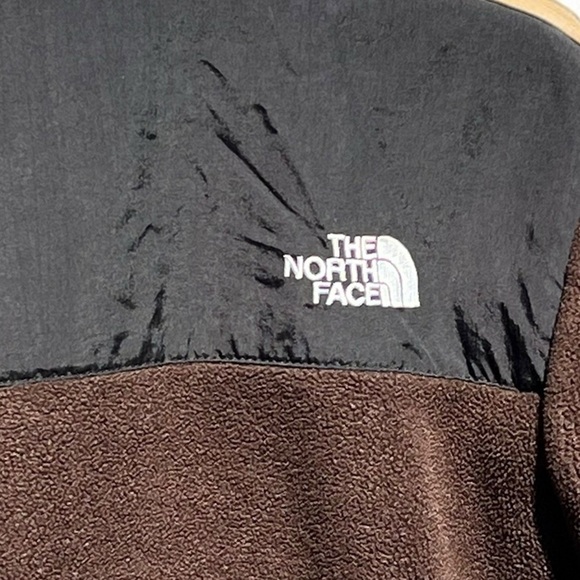 🌻The North Face Denali Brown & Black Full-Zip Fleece Jacket Youth Boys' Size L - Picture 4 of 9